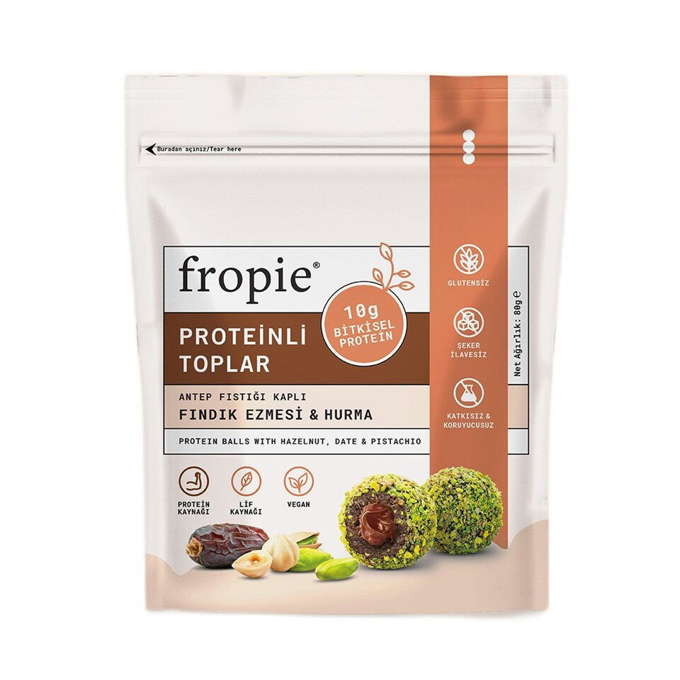FROPİE PROBİYOTİK TOPLARI 80 GR- FINDIK EZMELİ